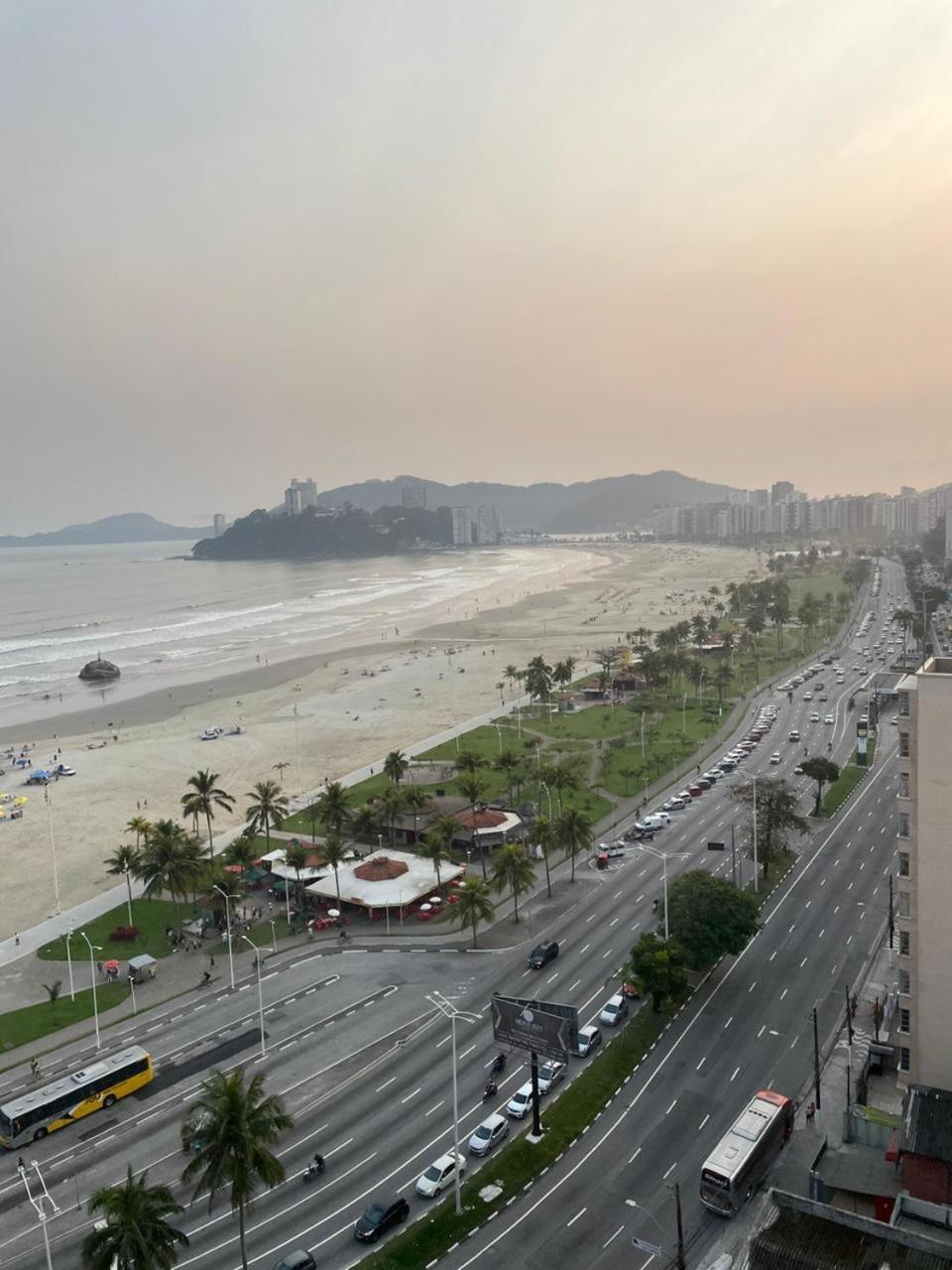 Pe Na Areia Apartment Sao Vicente  Bagian luar foto